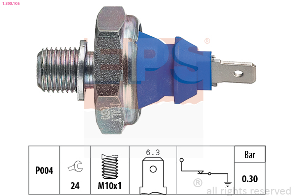 Oil Pressure Switch EPS 1.800.108