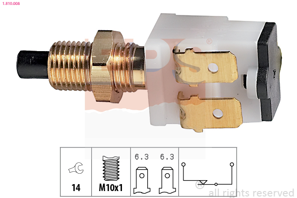 Brake Light Switch EPS 1.810.008