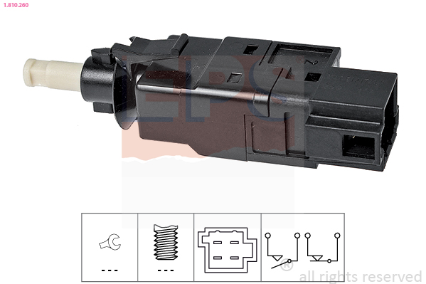 Brake Light Switch EPS 1.810.260