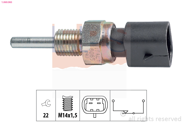 Switch, reverse light EPS 1.860.065