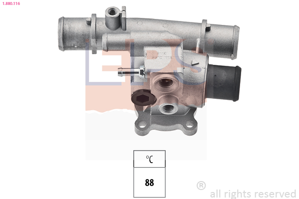 Thermostat, coolant EPS 1.880.116