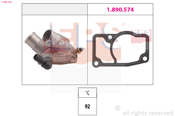 Thermostat, coolant EPS 1.880.344