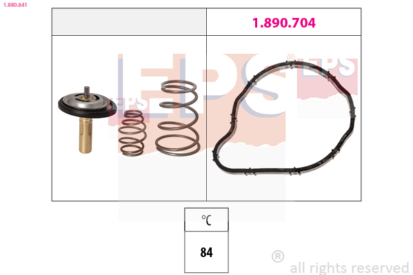Thermostat, coolant EPS 1.880.841