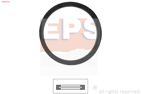 Gasket, thermostat EPS 1.890.554