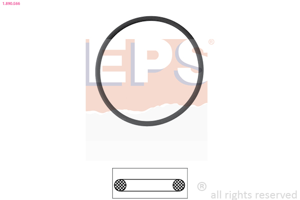 Gasket, thermostat EPS 1.890.566
