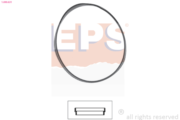 Gasket, thermostat EPS 1.890.631