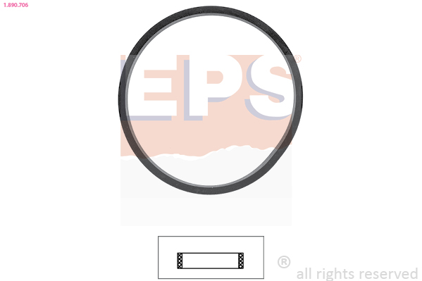Gasket, thermostat EPS 1.890.706