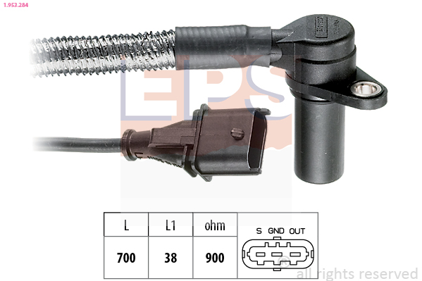 Sensor, crankshaft pulse EPS 1.953.284