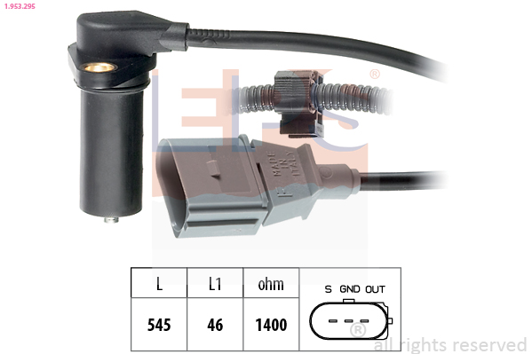 Sensor, crankshaft pulse EPS 1.953.295