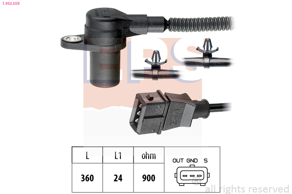Sensor, crankshaft pulse EPS 1.953.559