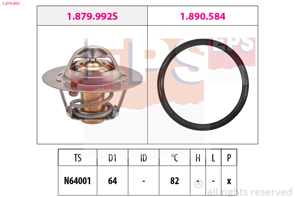 Termostat, środek chłodzący EPS 1.879.992