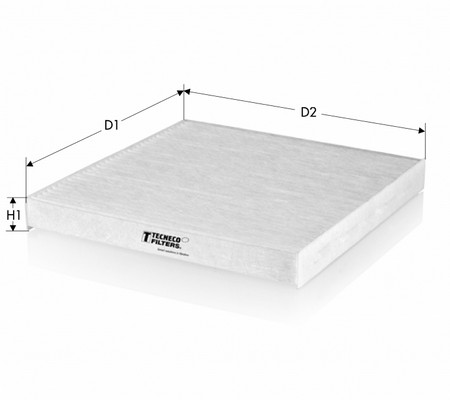 Filter, cabin air TECNECO FILTERS CK27008