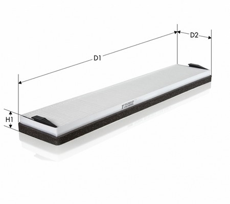 Filter, cabin air TECNECO FILTERS CK8750