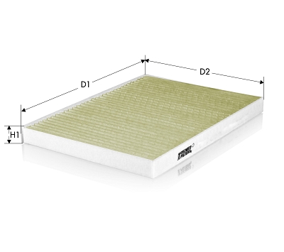 Filter, cabin air TECNECO FILTERS CKA24004