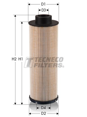 Fuel filter TECNECO FILTERS GS09670E