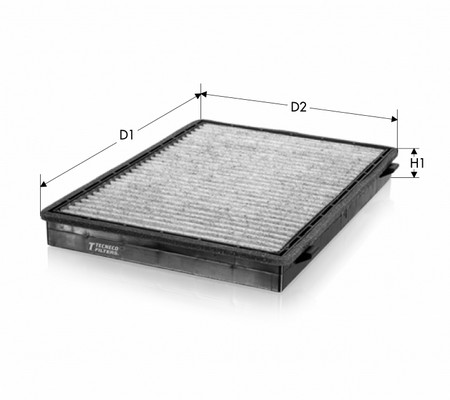 Filter, cabin air TECNECO FILTERS CK9904C