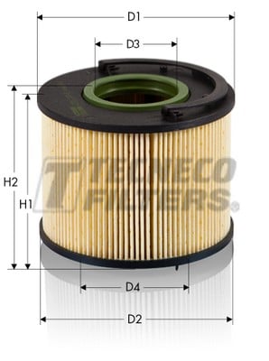 Fuel filter TECNECO FILTERS GS011045E