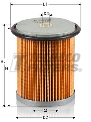 Fuel filter TECNECO FILTERS GS0450
