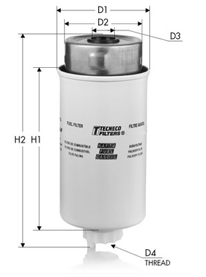 Fuel filter TECNECO FILTERS GS10223