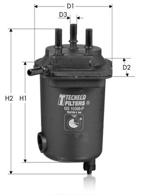 Fuel filter TECNECO FILTERS GS10398P