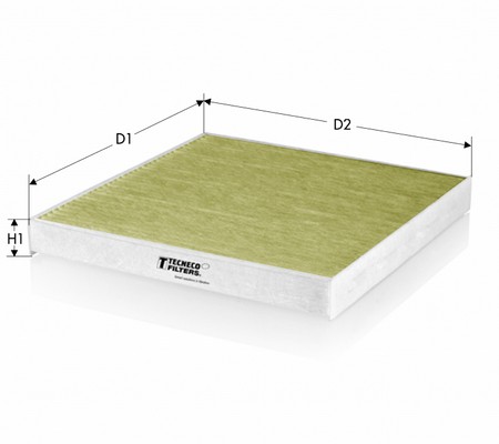Filter, cabin air TECNECO FILTERS CKA1138