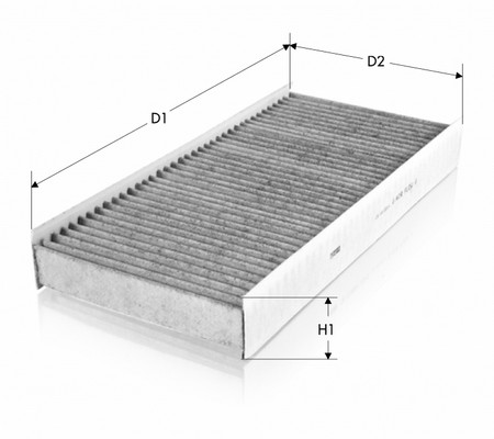 Filter, cabin air TECNECO FILTERS CK3540C