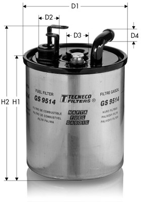 Fuel filter TECNECO FILTERS GS9514