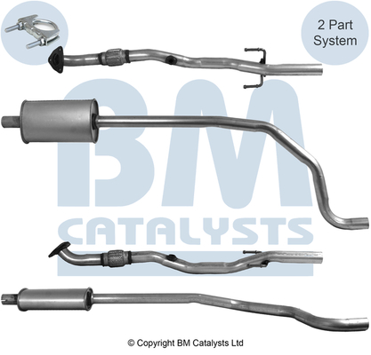 Exhaust Pipe BM CATALYSTS BM51131