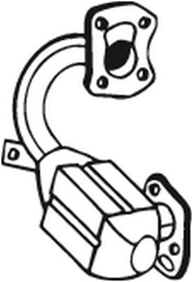 Catalytic Converter BOSAL 099-483