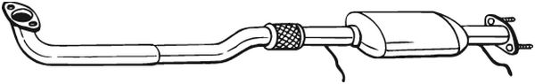 Catalytic Converter BOSAL 099-795