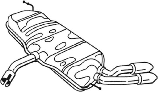 End Silencer BOSAL 233-707