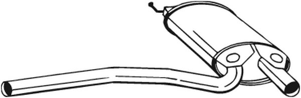 Middle Silencer BOSAL 105-563