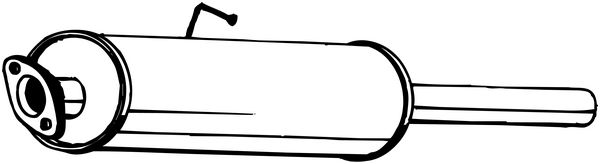 Middle Silencer BOSAL 154-133