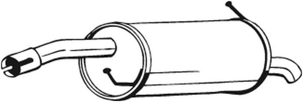 End Silencer BOSAL 154-445