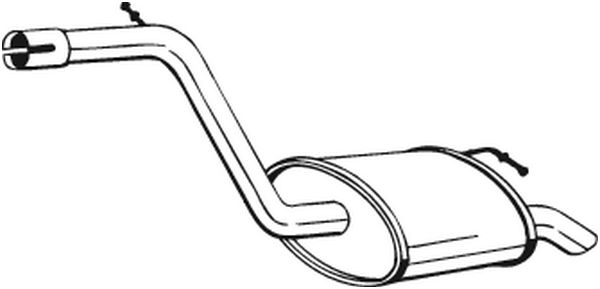 End Silencer BOSAL 154-185