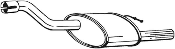End Silencer BOSAL 154-373