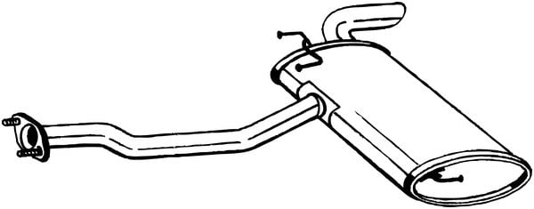 End Silencer BOSAL 169-627