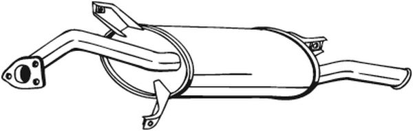 End Silencer BOSAL 177-743