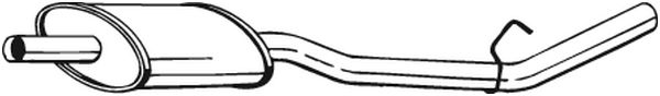 Middle Silencer BOSAL 200-267