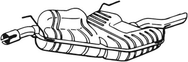 End Silencer BOSAL 215-001