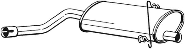 Middle Silencer BOSAL 215-761