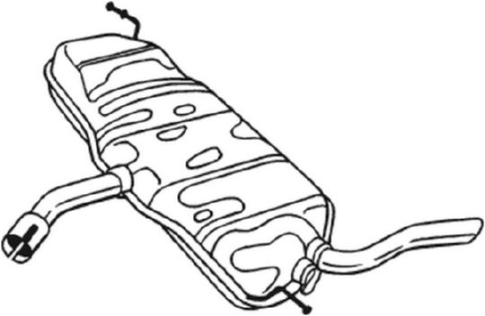 End Silencer BOSAL 233-077