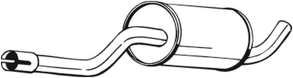 Middle Silencer BOSAL 235-259
