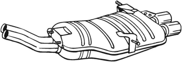 End Silencer BOSAL 247-531