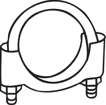 Clamp, exhaust system BOSAL 250-238