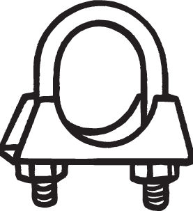 Clamping Piece, exhaust system BOSAL 250-860