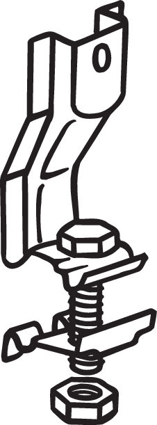 Holder, exhaust system BOSAL 254-350