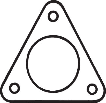 Gasket, exhaust pipe BOSAL 256-254