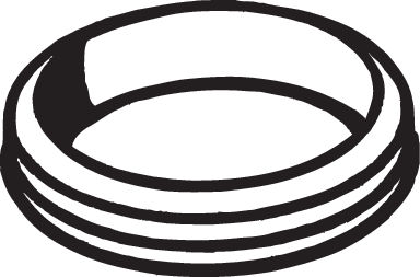 Gasket, exhaust pipe BOSAL 256-058