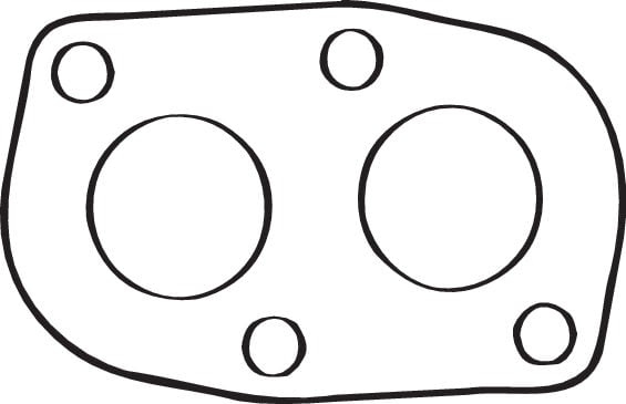 Gasket, exhaust pipe BOSAL 256-237